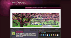Desktop Screenshot of newcreationchurch-sj.org